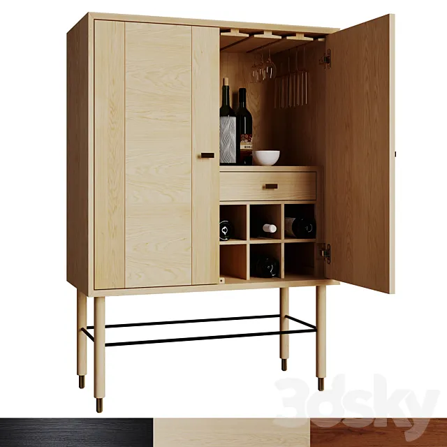 Anthropologie Avalene Bar Cabinet 3DModel