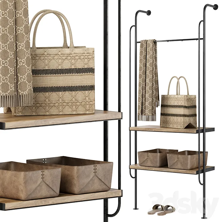 ANTHROPOLOGIE Coat Rack 3D Model Free Download