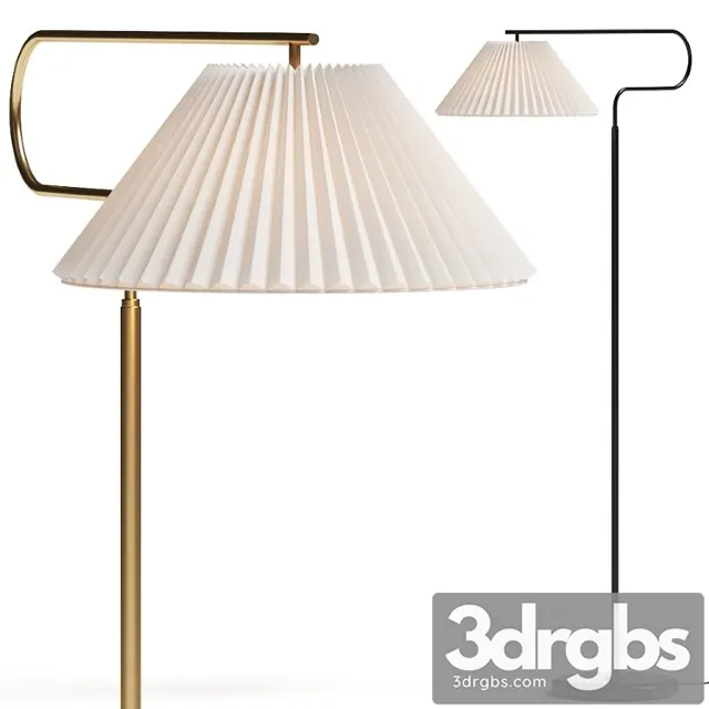 Anthropologie harriet pleated floor lamp 3D Model Download