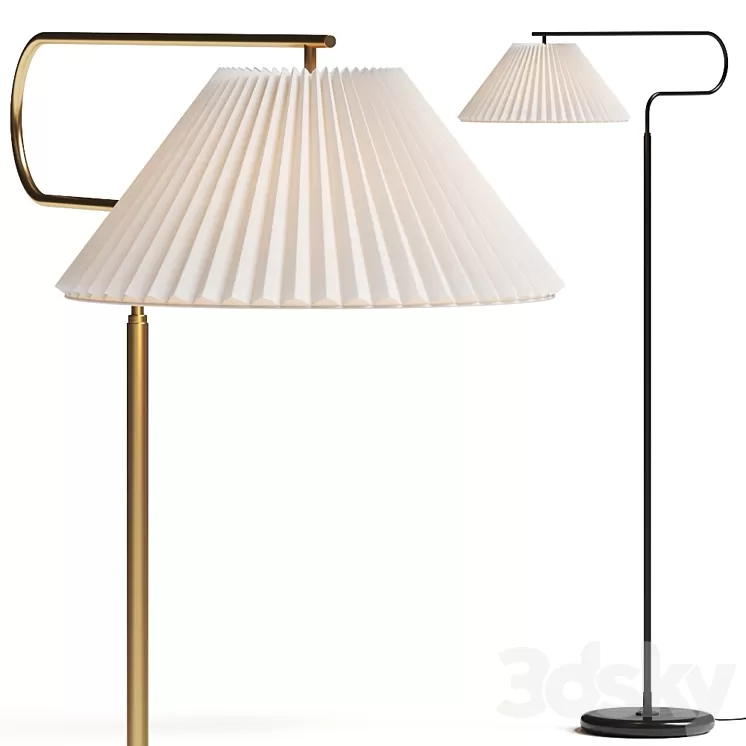 Anthropologie Harriet Pleated Floor Lamp 3D Model Free Download Anthropologie Harriet Pleated Floor Lamp 3D Model Free Download