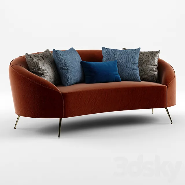 Anthropologie Heatherly sofa 3DModel