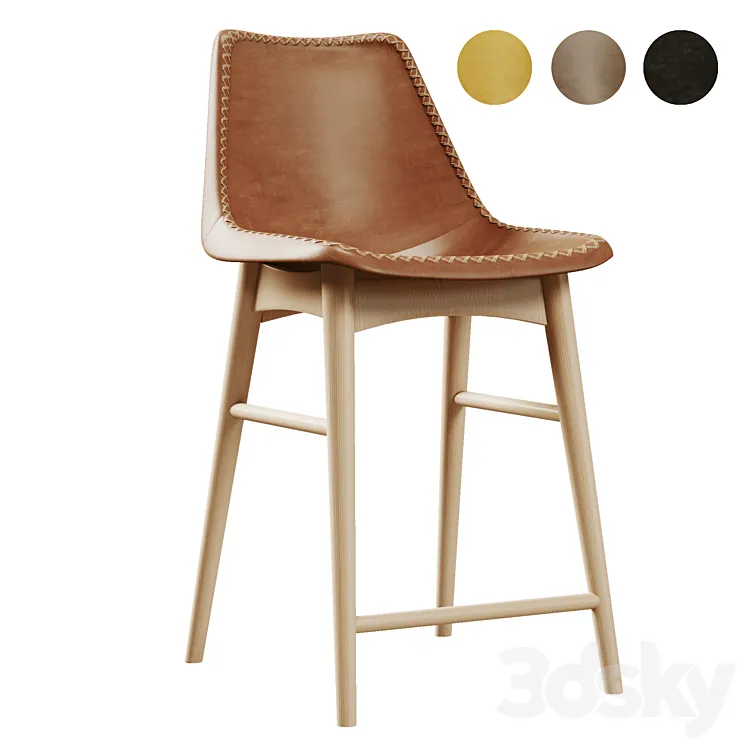 Anthropologie Rylie Counter Stool 3D Model Free Download Anthropologie Rylie Counter Stool 3D Model Free Download