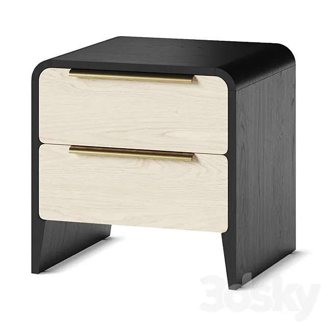 Anthropologie Sammi Nightstand 3DModel Anthropologie Sammi Nightstand 3DModel