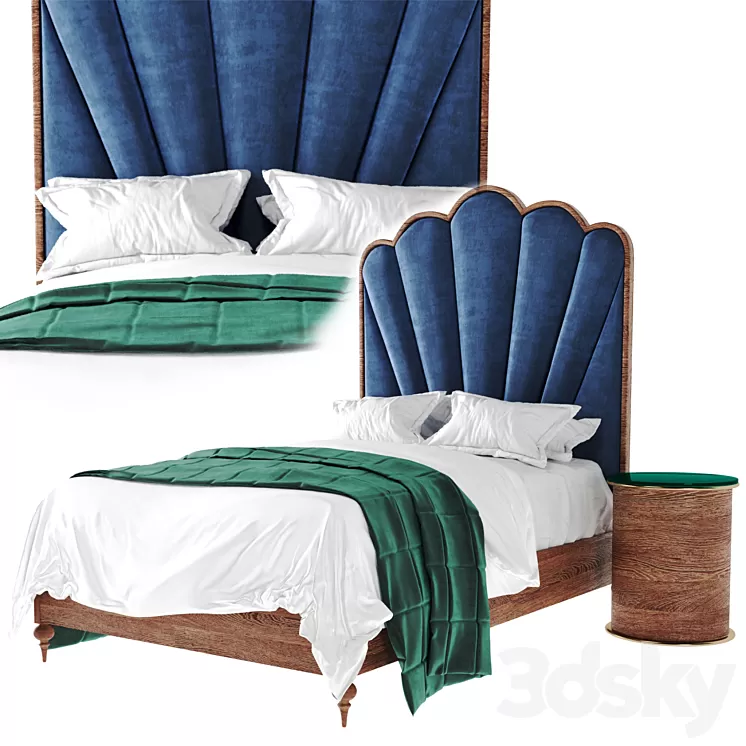 Anthropologie sofia bed 3D Model