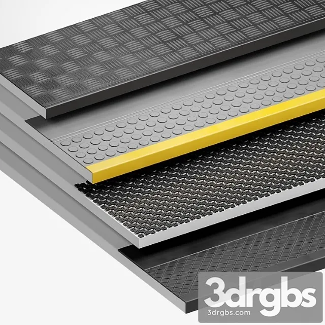 Anti-slip stair mats 3D Model Download