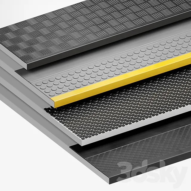 Anti-Slip Stair Mats 3DModel