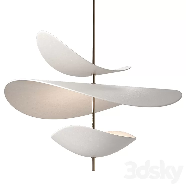 Antigone pendant chandelier by Elsa Foulon 3D Model Free Download