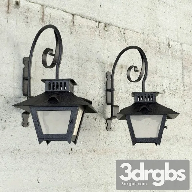 Antiq Outdoor Wall Light 3D Model Download