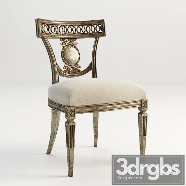 Antique Chair 3D Model Download