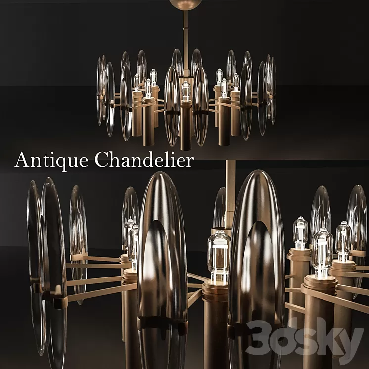 Antique Chandelier 3D Model