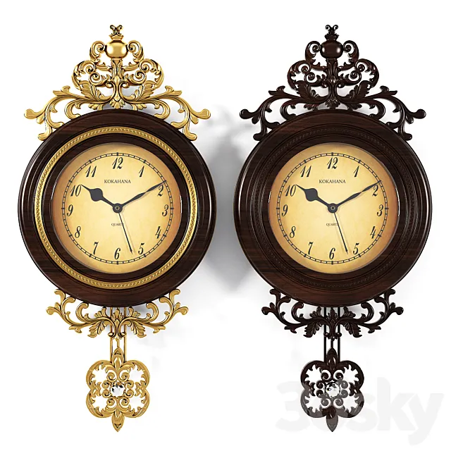 ANTIQUE CLOCK 1 3DModel ANTIQUE CLOCK 1 3DModel