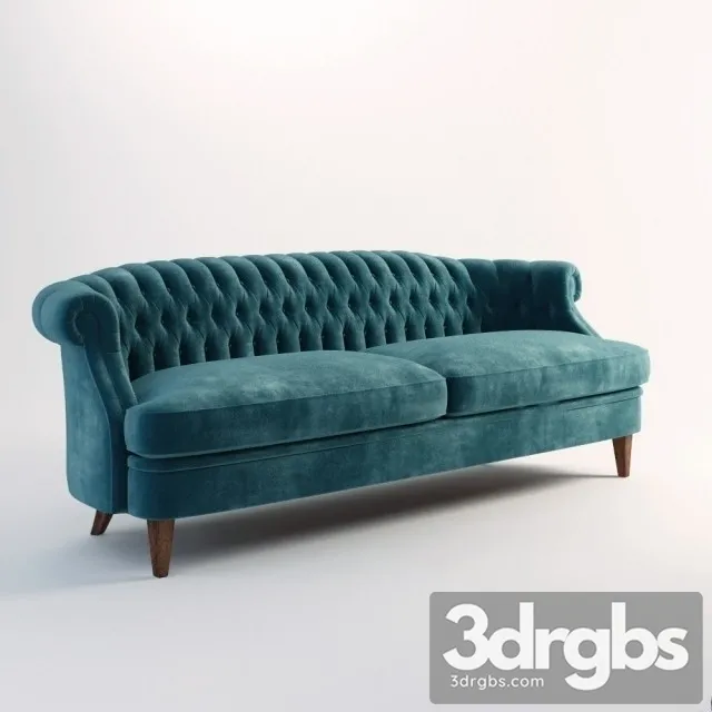 Antique Sofa 3D Model Download Antique Sofa 3D Model Download