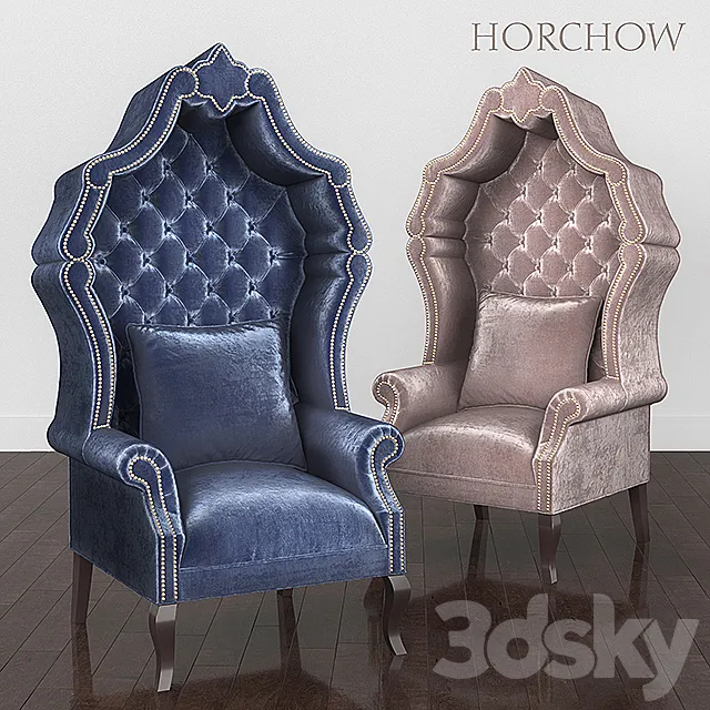 Antoinette Midnight Chair 3DModel
