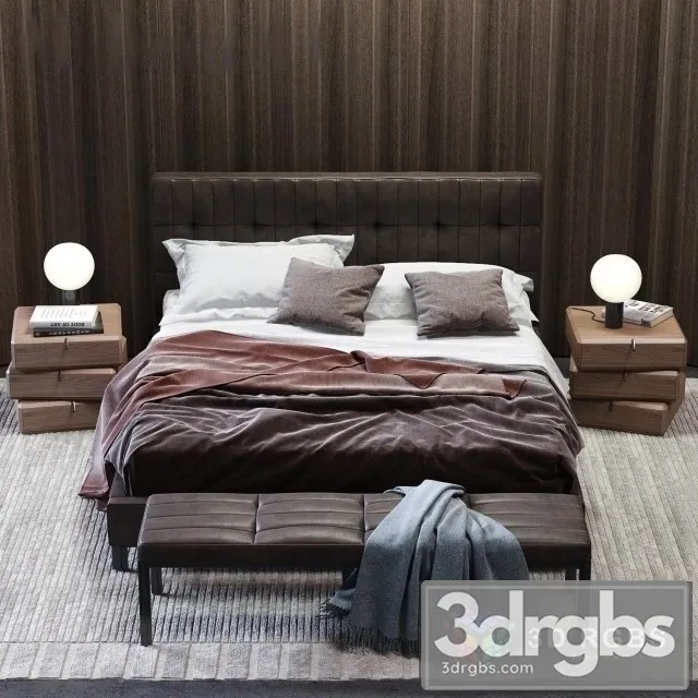 Anton Bed 3D Model Download Anton Bed 3D Model Download