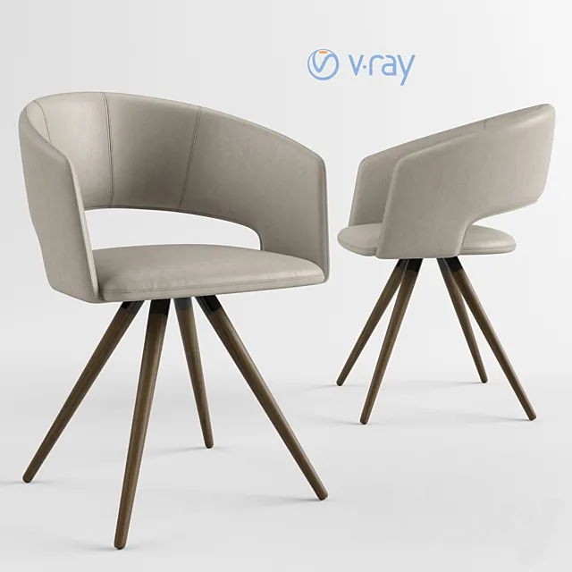 ANTONELLO ITALIA. Arena chair. 3D Model ANTONELLO ITALIA. Arena chair. 3D Model