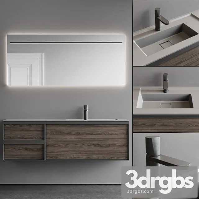 Antonio Lupi Bemade Vanity Unit Set 2 Antonio Lupi Bemade Vanity Unit Set 2