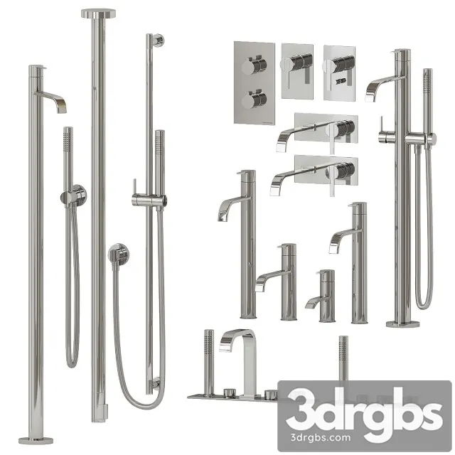 Antonio Lupi Bikappa Set Mixers 3D Model Download