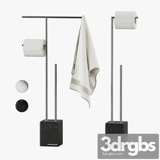 Antonio lupi biviocombi holder for brush towels paper roll Antonio lupi biviocombi holder for brush towels paper roll