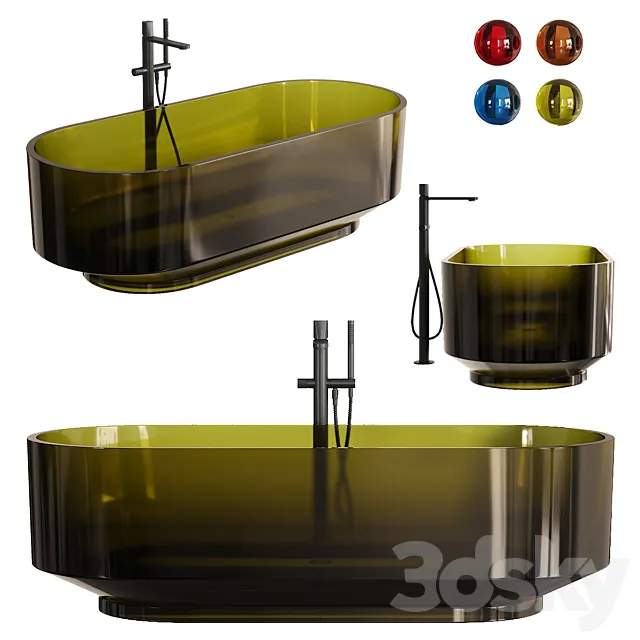 Antonio Lupi Borghi Bathtub 3DModel