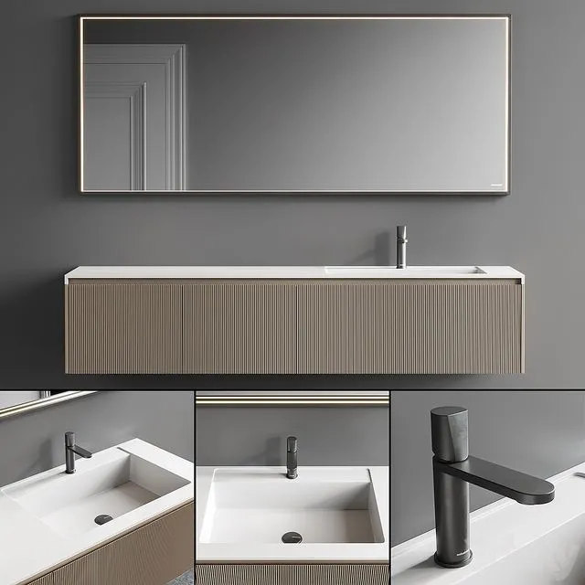Antonio Lupi Design Binario 03 Vanity Unit Set 7 3D Model Antonio Lupi Design Binario 03 Vanity Unit Set 7 3D Model