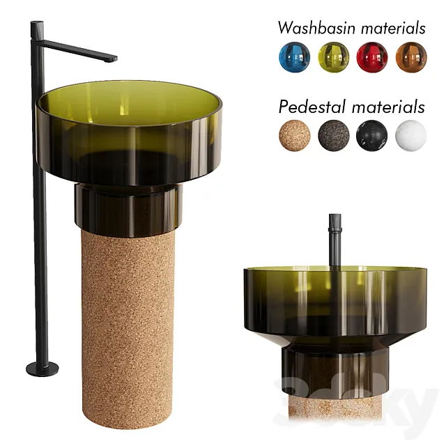 Antonio Lupi Design Borghi Freestanding Washbasin 3D Model