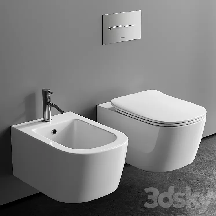 Antonio Lupi Design Komodo Wall-Hung WC 3D Model