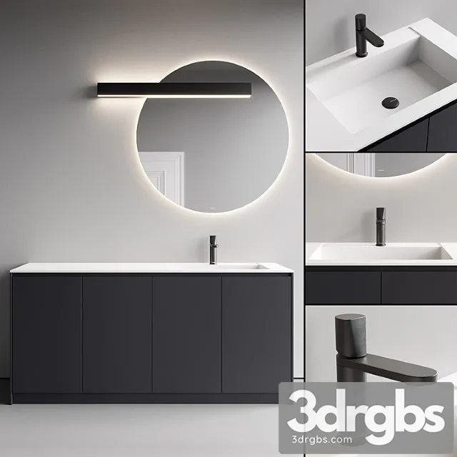 Antonio Lupi Design Piana Vanity Unit Set 1 3D Model Download Antonio Lupi Design Piana Vanity Unit Set 1 3D Model Download