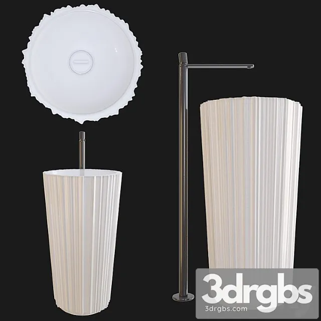 Antonio Lupi Design Plisse Sink 3D Model Download Antonio Lupi Design Plisse Sink 3D Model Download