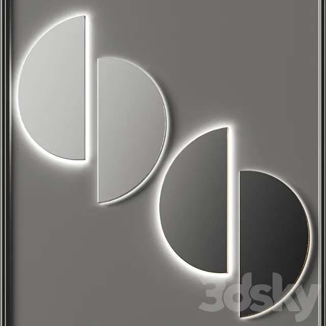 Antonio Lupi Design Spicchio Mirrors 3D Model