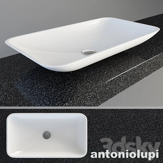 antonio lupi mimo washbasin 3DModel antonio lupi mimo washbasin 3DModel