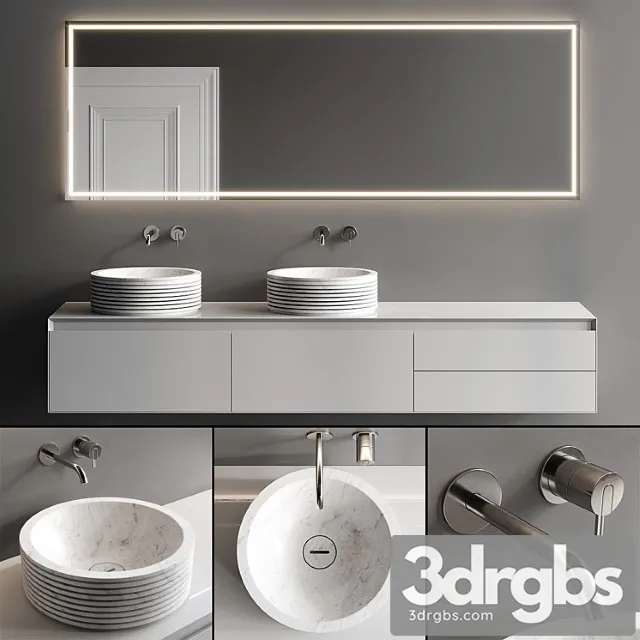 Antonio Lupi Panta Rei Introverso Vanity Unit Set 4 Antonio Lupi Panta Rei Introverso Vanity Unit Set 4