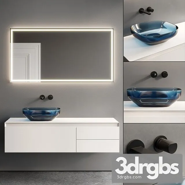 Antonio Lupi Panta Rei Vanity Unit Set 4 3D Model Download Antonio Lupi Panta Rei Vanity Unit Set 4 3D Model Download