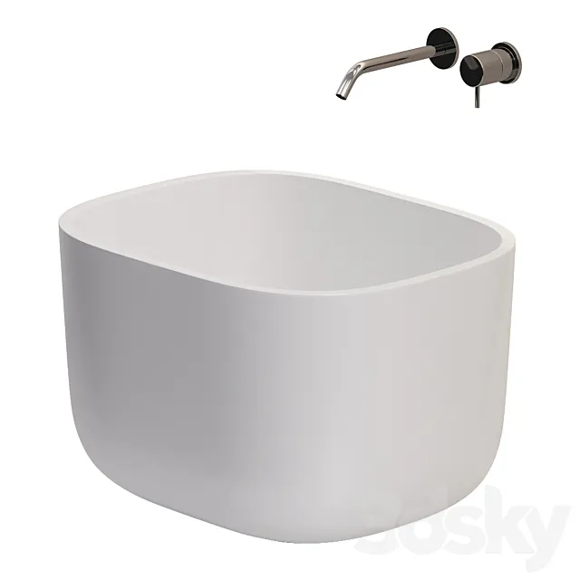 Antonio Lupi POGGIO Sink 3D Model Antonio Lupi POGGIO Sink 3D Model