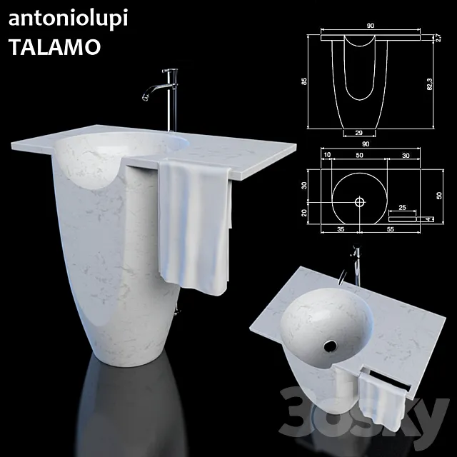 Antonio Lupi Talamo 3D Model Antonio Lupi Talamo 3D Model