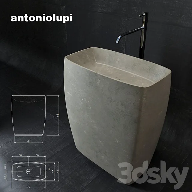ANTONIOLUPI tender 3D Model ANTONIOLUPI tender 3D Model
