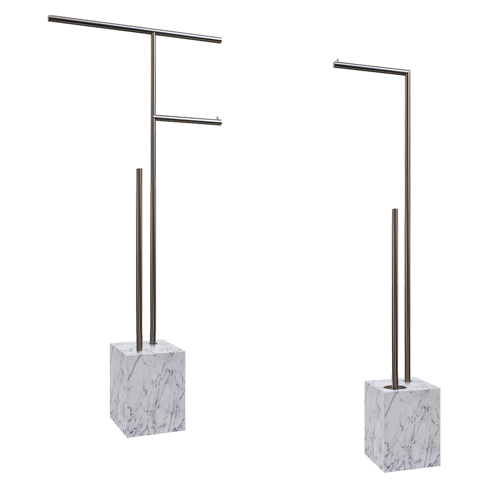 Antoniolupi – Towel and paper holder Biviocombi 3D Model Antoniolupi – Towel and paper holder Biviocombi 3D Model