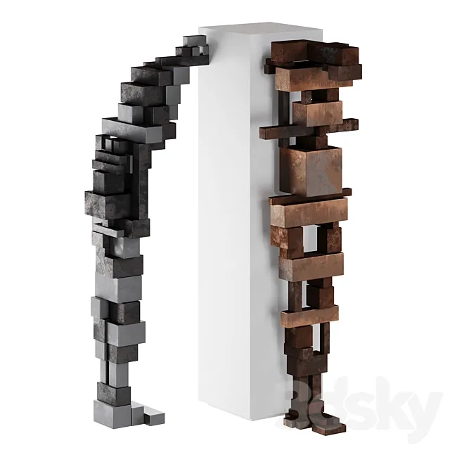 ANTONY GORMLEY Propper Series Sculptures SET001 3D Model