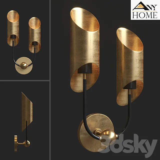 Any-Home Sconce SB020 3DModel Any-Home Sconce SB020 3DModel