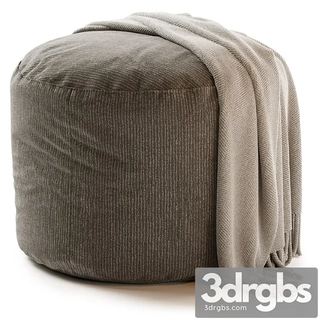 Anywhere ivory pouf Anywhere ivory pouf