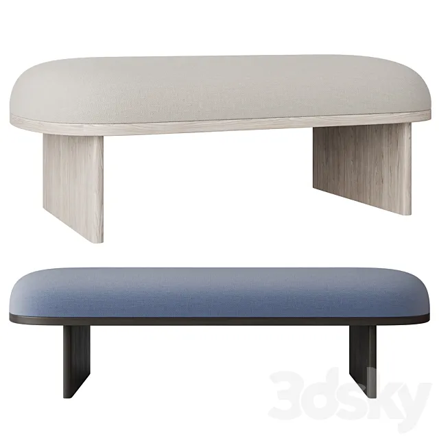 Anza pouffe 3D Model Anza pouffe 3D Model