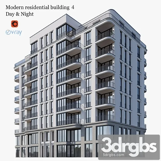 Apartment House 41 3D Model Download