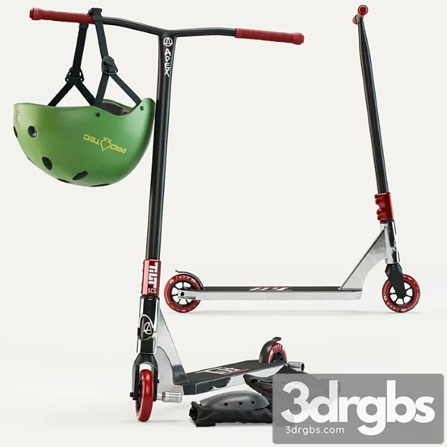 Apex stunt scooter 3D Model Download