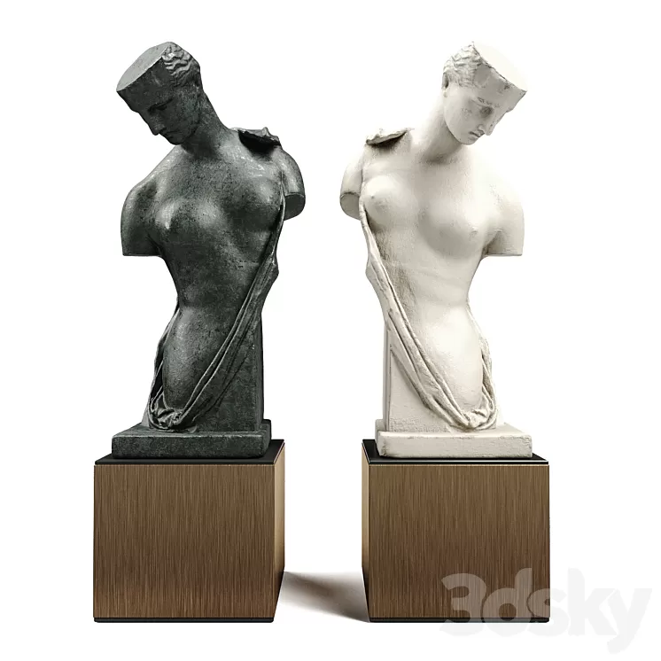 Aphrodite Psyche sculpture 3D Model Free Download