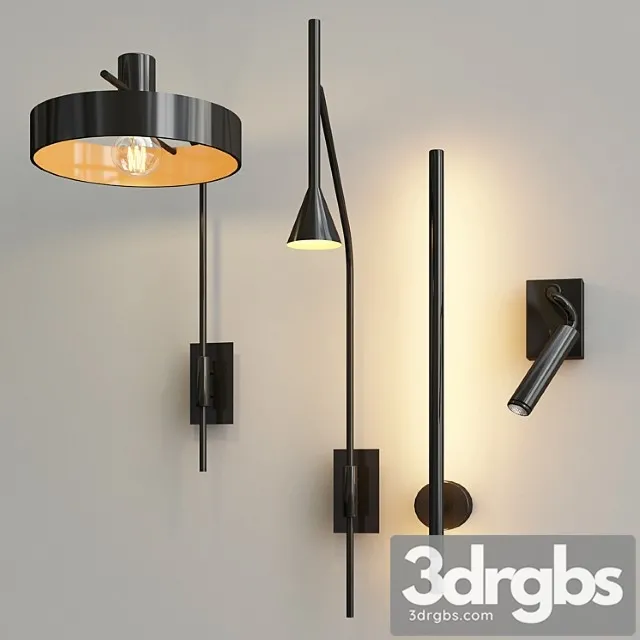 Aplique De Pared Collection 3D Model Download