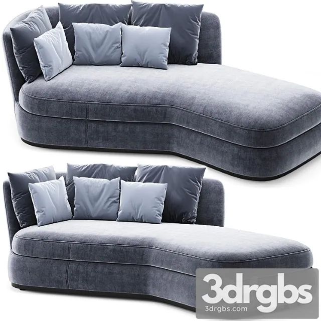 Apollo chaise lounge 2 3D Model Download Apollo chaise lounge 2 3D Model Download