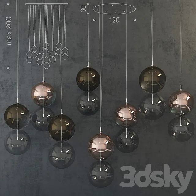 Apollo lamp-Cattelanitalia 3DModel Apollo lamp-Cattelanitalia 3DModel