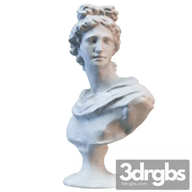 Apolo Decorative Statue 3D Model Download