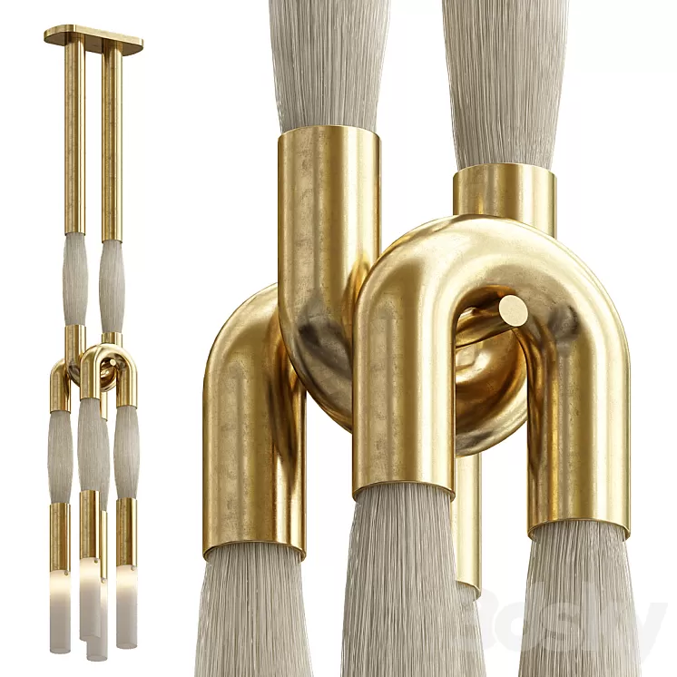 Apparatus Horsehair Pendant Light 3D Model Free Download