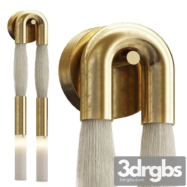 Apparatus Horsehair Wall Lamp 3D Model Download