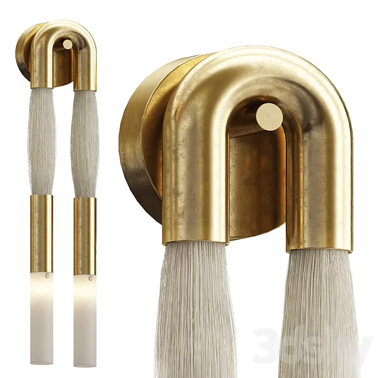 Apparatus Horsehair Wall Lamp 3D Model Free Download